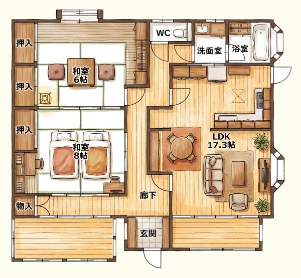 茂原市法目の中古一戸建て