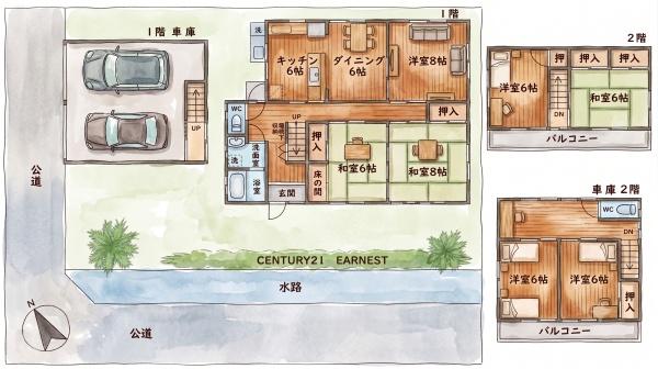睦沢町川島　軽量鉄骨住宅