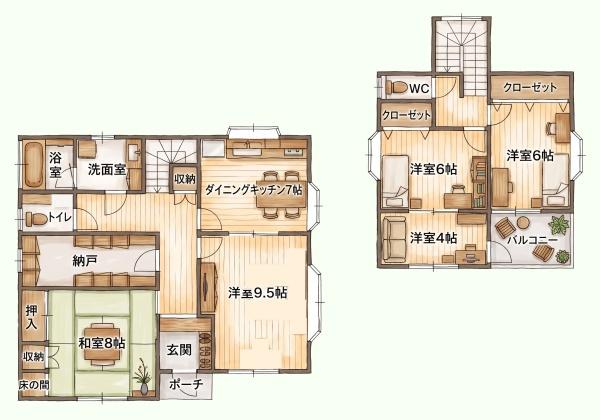 大網白里市北吉田の中古一戸建て