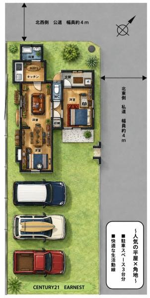 白子町古所　平屋戸建
