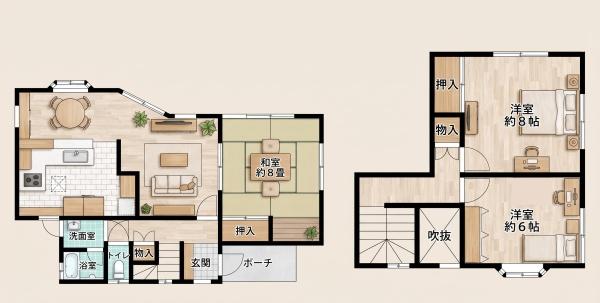 大網白里市四天木の中古一戸建て