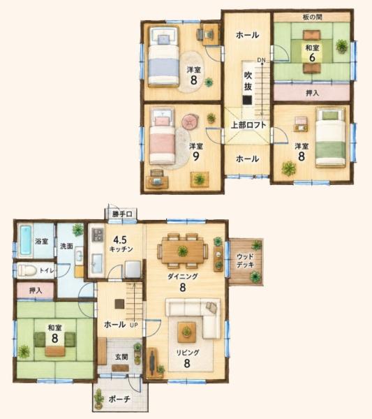大網白里市南横川の中古一戸建て