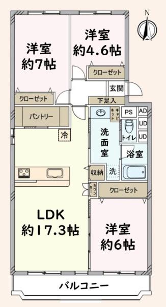 コープ園生６号棟