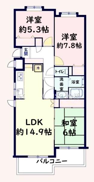 コスモ都賀Ｓ棟