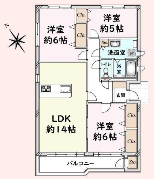 第３稲毛ハイツ２２号棟