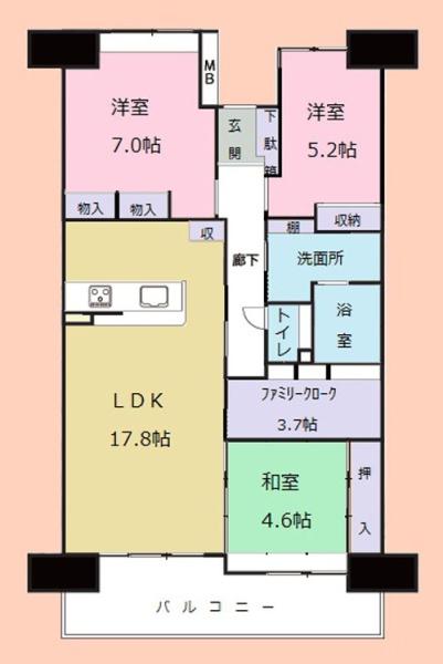 プラザ学園前５号棟