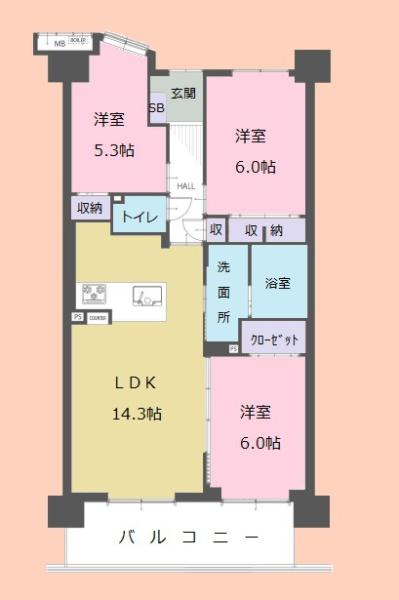 アクアフォレスタルネ稲毛フォレスタ棟
