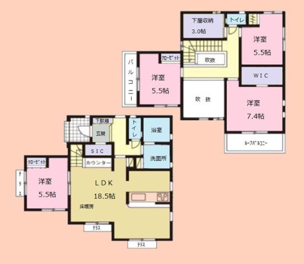 千葉市緑区おゆみ野中央９丁目の中古一戸建て