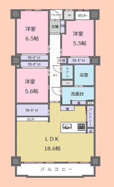 ライオンズマンション京成大久保第二