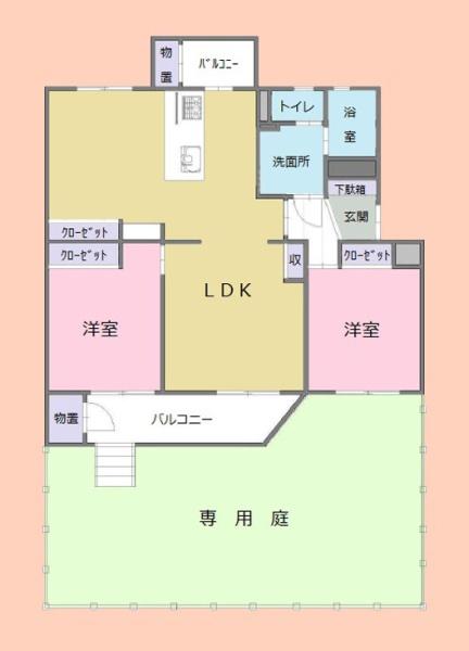 谷津遊園ハイツD棟