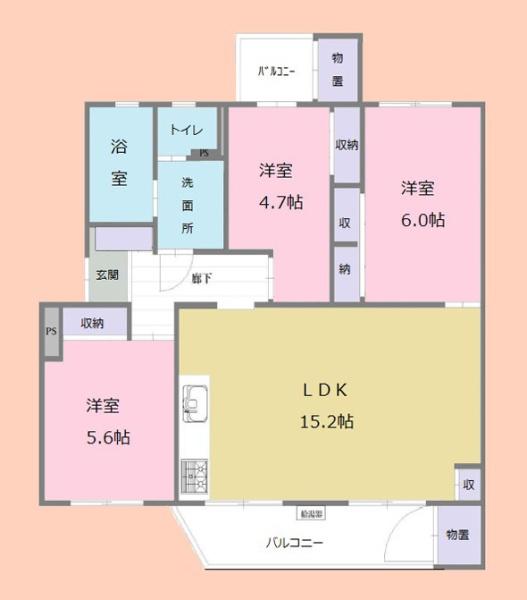 谷津遊園ハイツＦ棟
