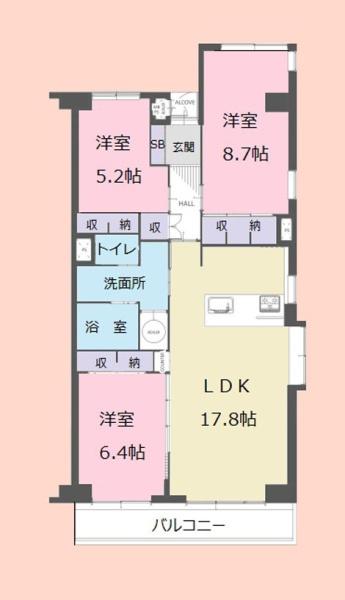 稲毛ビューハイツ３号棟