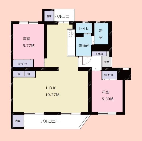 谷津遊園ハイツD棟