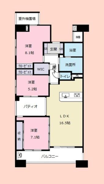 リーセントヒルズパークフロントＢ棟