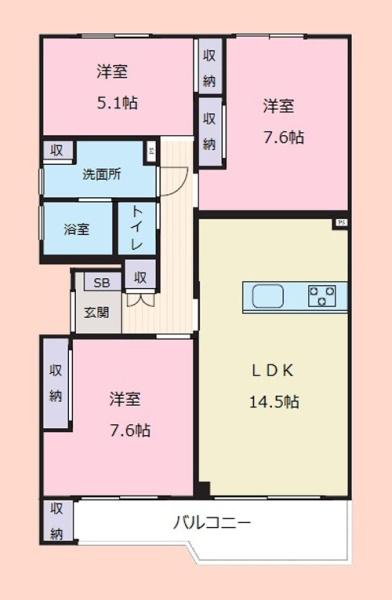 第３稲毛ハイツ２４号棟