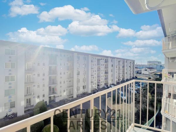 谷津遊園ハイツN棟(現地からの眺望)