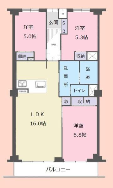 東千葉ハイツ２号棟