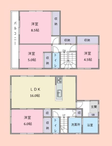 千葉市若葉区貝塚１丁目の中古一戸建て