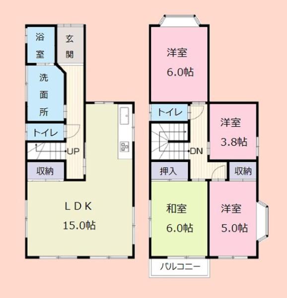 千葉市若葉区大宮台４丁目の中古一戸建て
