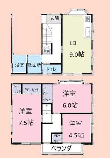 千葉市花見川区朝日ケ丘３丁目の中古一戸建て