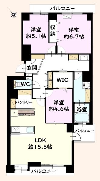ヴィルフォーレ稲毛６番館