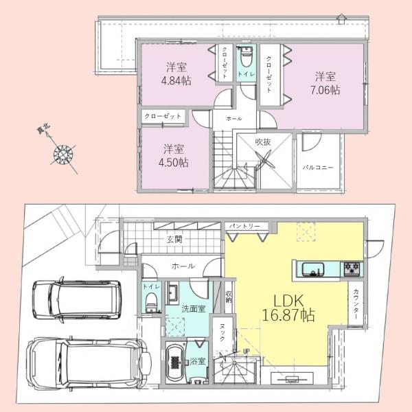 八千代市八千代台北１３丁目の新築一戸建