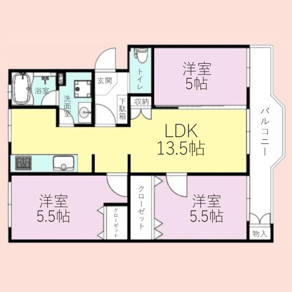 検見川ハイツ４号棟