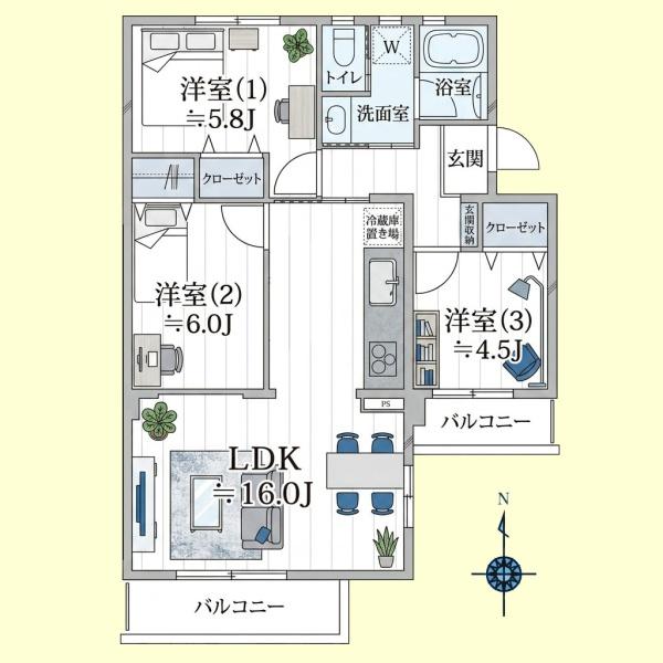 サニータウンにれの木台２－１０号棟