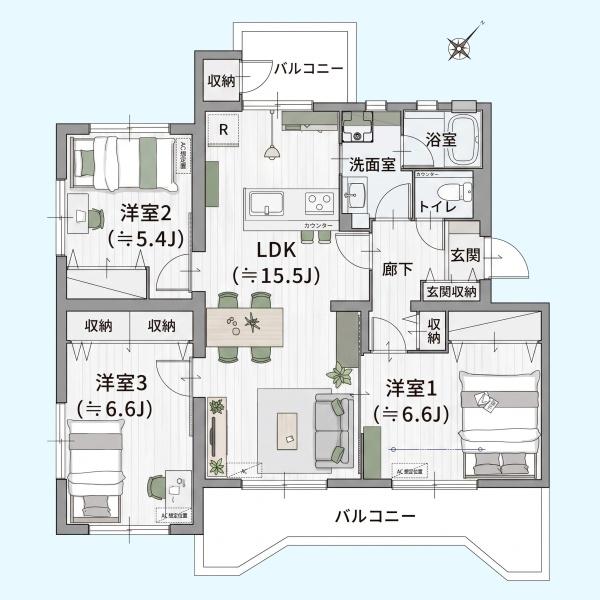 第２稲毛ハイツ２０号棟