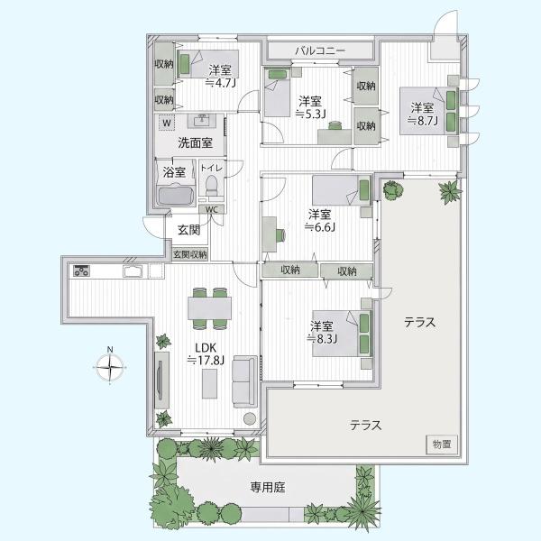 青葉の森公園通り８号棟