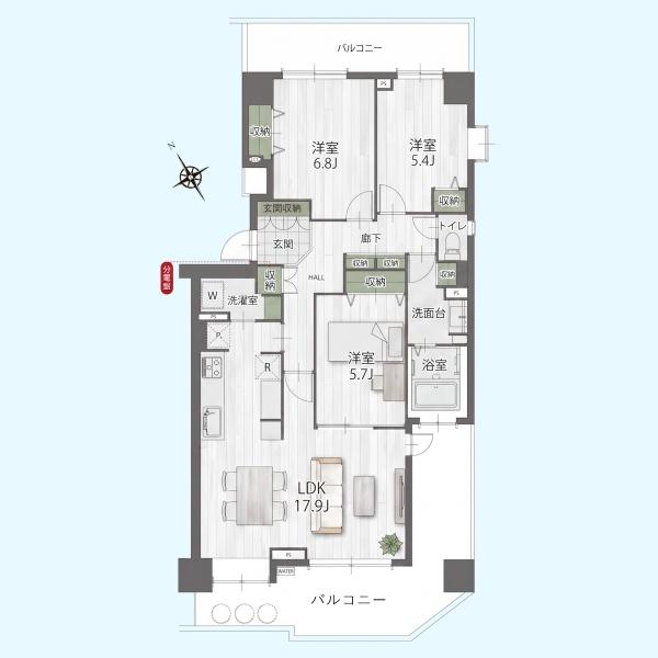 ヴィルフォーレ稲毛５番館