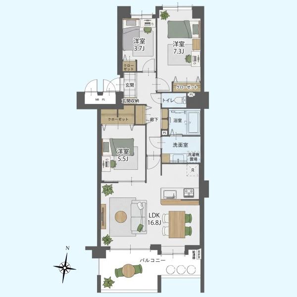 あすみが丘ガーデンコート丘の街十一番館