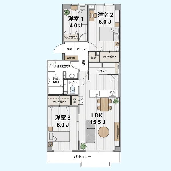 谷津パークタウン壱番街２０号棟