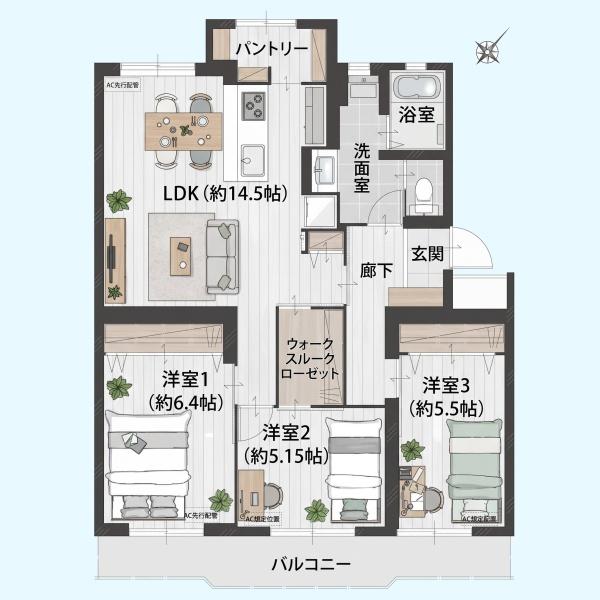 秋津第二団地２－１－３号棟