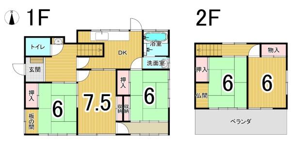 佐野市栃本町　中古住宅
