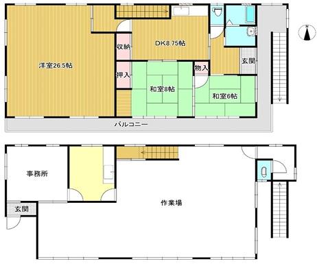 佐野市赤坂町の中古一戸建て