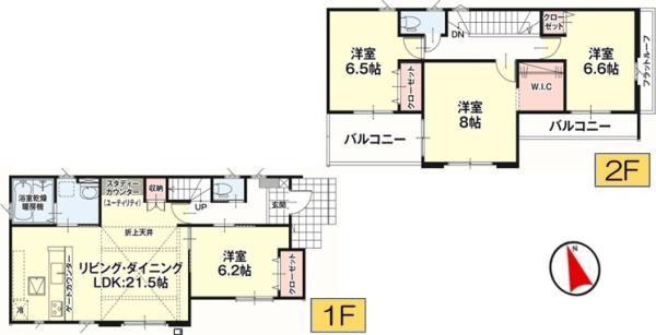 佐野市小見町1期　1号棟