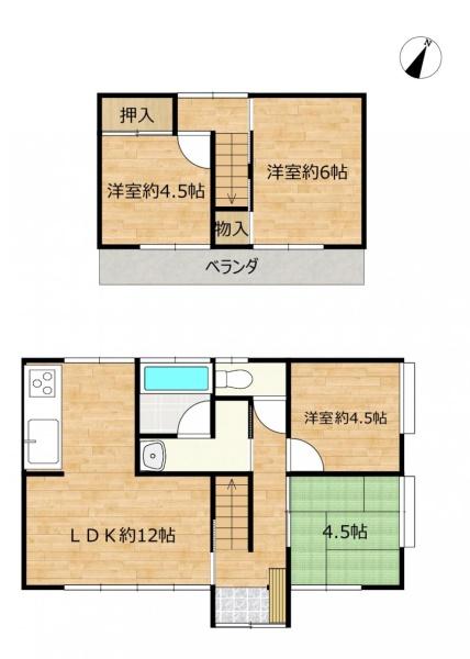 栃木市岩舟町静　中古住宅