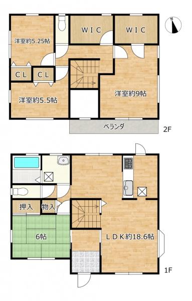 足利市毛野新町3丁目　中古住宅