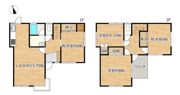 栃木市岩舟町静戸　中古住宅