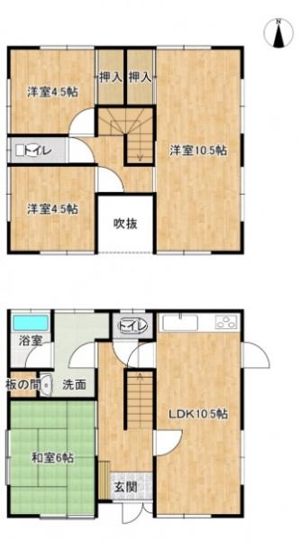 佐野市田沼町の中古一戸建て