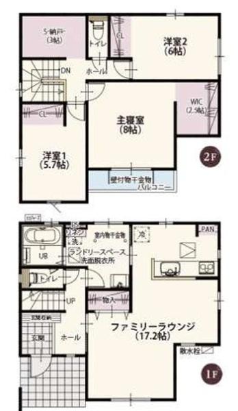 クライン佐野市植野町第1期　1号棟