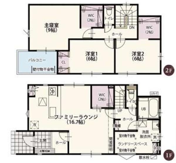 ワイウッドコート佐野市栃本町第1期　1号棟