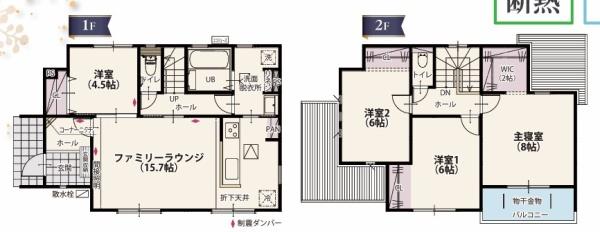 ワイウッドコート佐野市毛呂山町第1期　1号棟