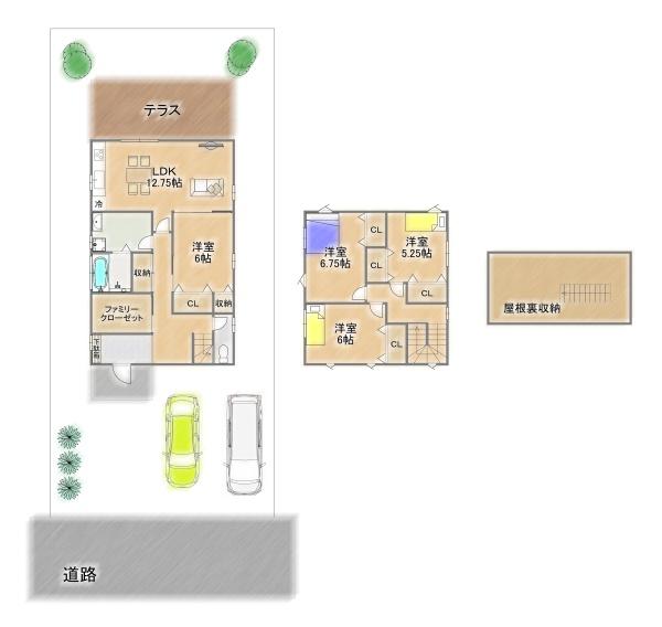 相楽郡精華町桜が丘４丁目の中古一戸建
