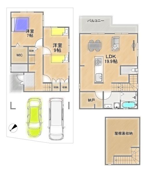 京都市伏見区羽束師古川町の新築一戸建