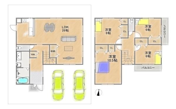 木津川市州見台６丁目　新築戸建　38号地