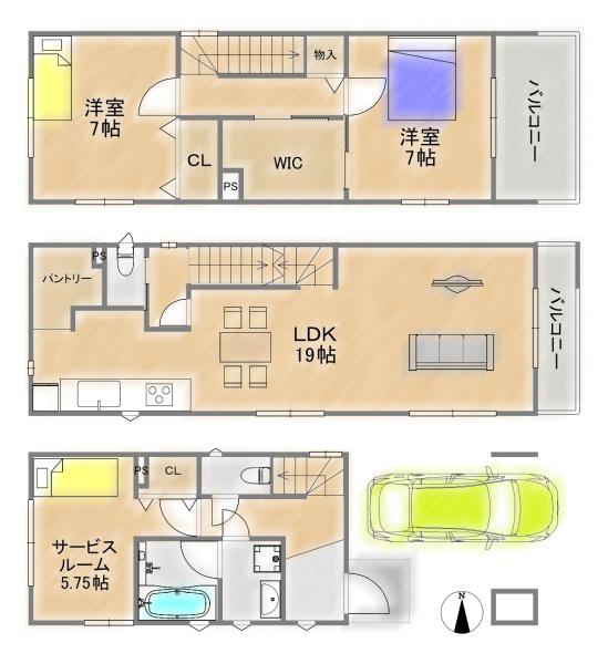 宇治市大久保町南ノ口の中古一戸建