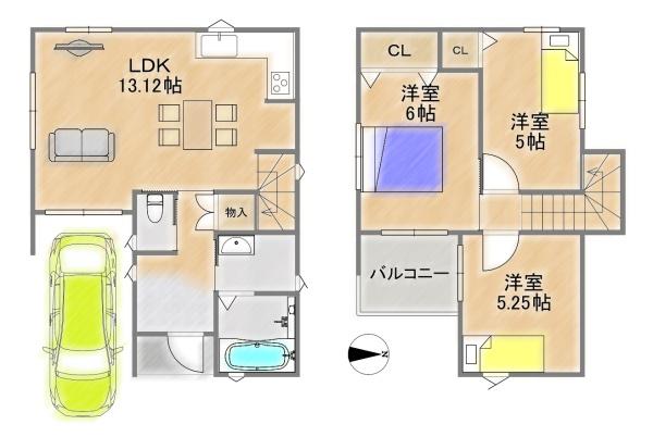 枚方市長尾東町２丁目の中古一戸建