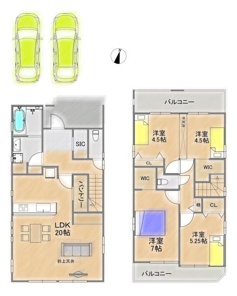 木津川市木津八ケ坪の新築一戸建